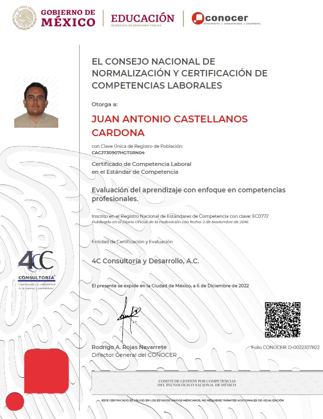 EC0772 certificado