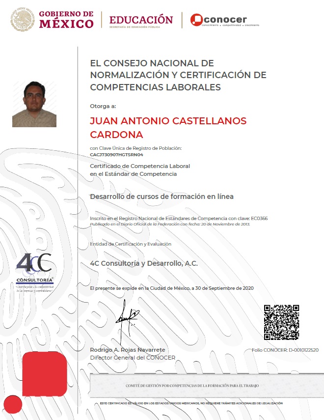 certificado EC0366